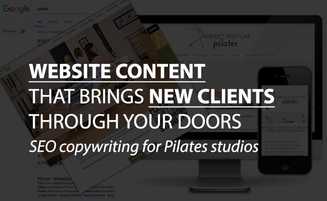 SEO website content for Pilates studios